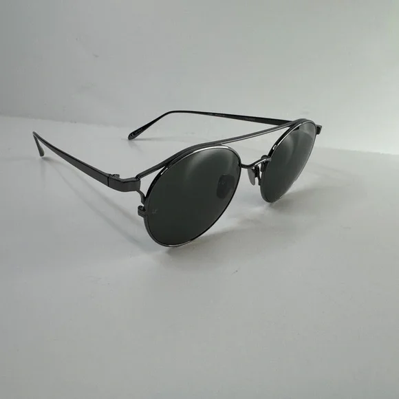 Linda Farrow LFL805C Round Black Unisex Sunglasses